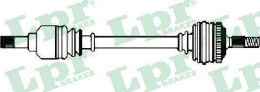 LPR DS52394 - Приводний вал autozip.com.ua