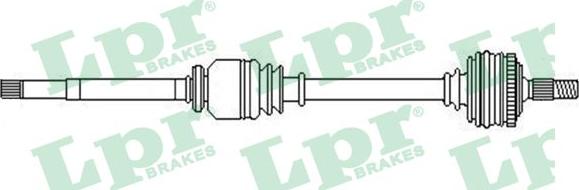 LPR DS52307 - Приводний вал autozip.com.ua