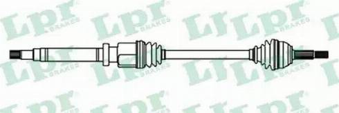 LPR DS52220 - Приводний вал autozip.com.ua