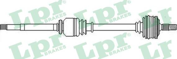 LPR DS52221 - Приводний вал autozip.com.ua
