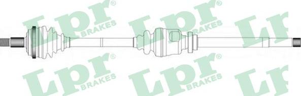 LPR DS16093 - Приводний вал autozip.com.ua