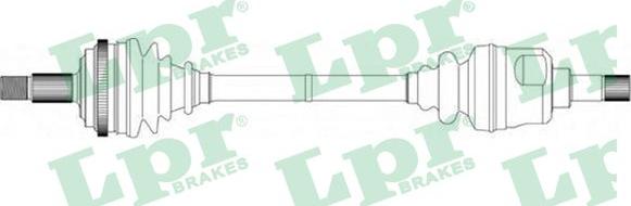 LPR DS16092 - Приводний вал autozip.com.ua