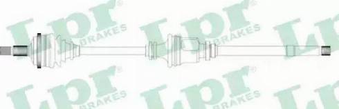 LPR DS16067 - Приводний вал autozip.com.ua