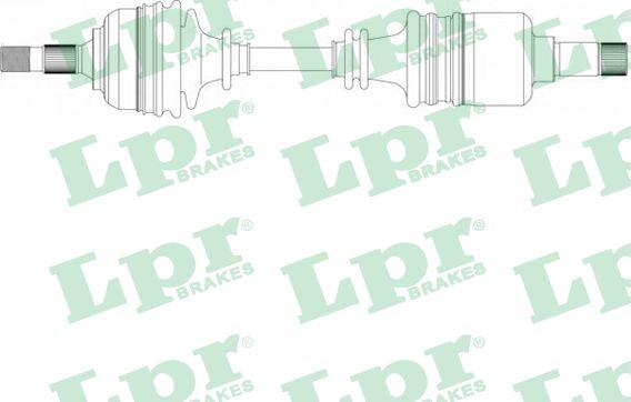 LPR DS16150 - Приводний вал autozip.com.ua