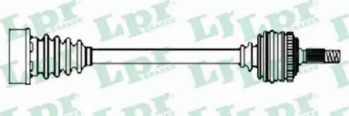 LPR DS13046 - Приводний вал autozip.com.ua