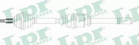 LPR DS39076 - Приводний вал autozip.com.ua