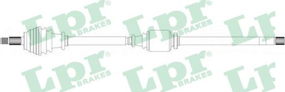 LPR DS39143 - Приводний вал autozip.com.ua