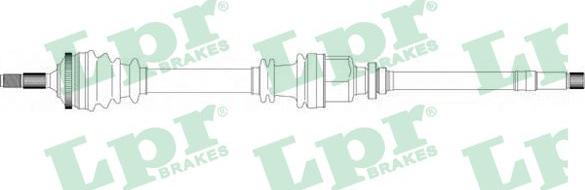 LPR DS38138 - Приводний вал autozip.com.ua