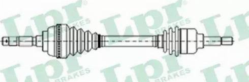 LPR DS21053 - Приводний вал autozip.com.ua