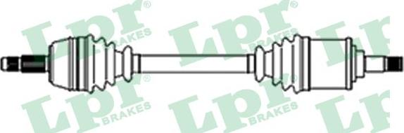 LPR DS21035 - Приводний вал autozip.com.ua