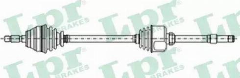 LPR DS21103 - Приводний вал autozip.com.ua