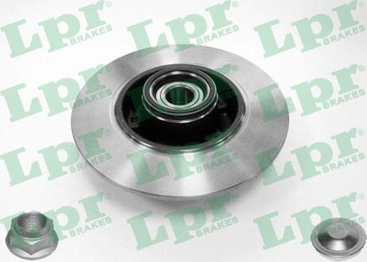 LPR R1055PCA - Гальмівний диск autozip.com.ua