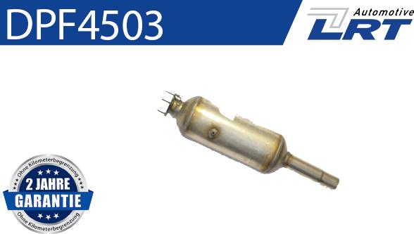 LRT DPF4503 - Сажі / частковий фільтр, система вихлопу ОГ autozip.com.ua