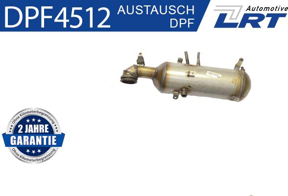 LRT DPF4512 - Сажі / частковий фільтр, система вихлопу ОГ autozip.com.ua