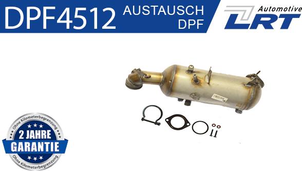 LRT DPF4512 - Сажі / частковий фільтр, система вихлопу ОГ autozip.com.ua