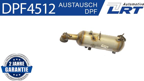 LRT DPF4512 - Сажі / частковий фільтр, система вихлопу ОГ autozip.com.ua