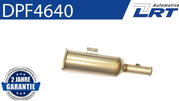 LRT DPF4640 - Сажі / частковий фільтр, система вихлопу ОГ autozip.com.ua