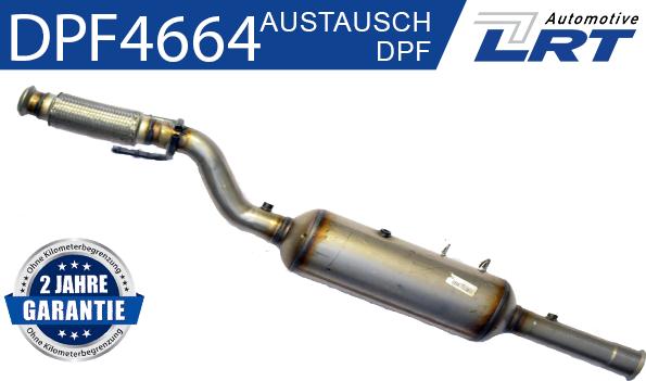 LRT DPF4664 - Сажі / частковий фільтр, система вихлопу ОГ autozip.com.ua