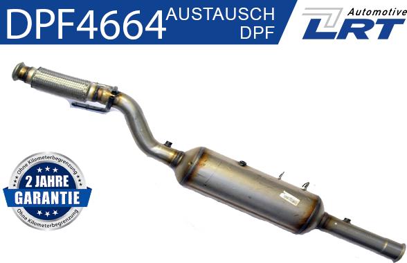 LRT DPF4664 - Сажі / частковий фільтр, система вихлопу ОГ autozip.com.ua