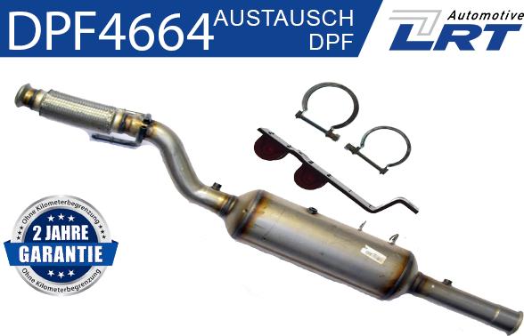 LRT DPF4664 - Сажі / частковий фільтр, система вихлопу ОГ autozip.com.ua