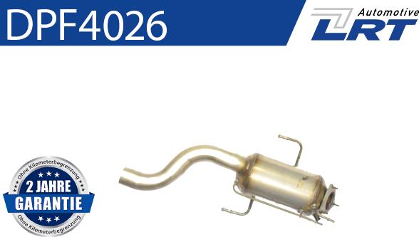 LRT DPF4026 - Сажі / частковий фільтр, система вихлопу ОГ autozip.com.ua