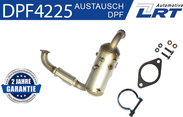 LRT DPF4225 - Сажі / частковий фільтр, система вихлопу ОГ autozip.com.ua