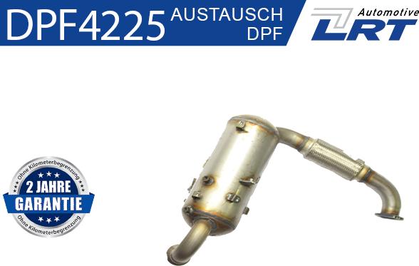 LRT DPF4225 - Сажі / частковий фільтр, система вихлопу ОГ autozip.com.ua