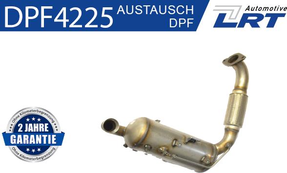 LRT DPF4225 - Сажі / частковий фільтр, система вихлопу ОГ autozip.com.ua