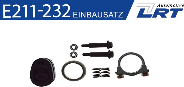 LRT E211-232 - Монтажний комплект, каталізатор autozip.com.ua