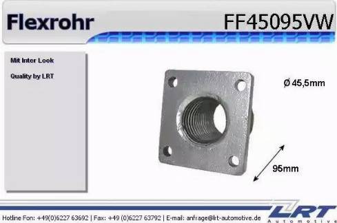 LRT FF45095VW - Гофрована труба вихлопна система autozip.com.ua