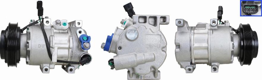 LUCAS ACP01507 - Компресор, кондиціонер autozip.com.ua