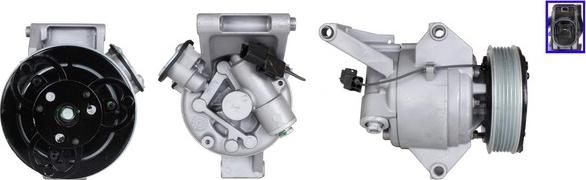 LUCAS ACP01249 - Компресор, кондиціонер autozip.com.ua