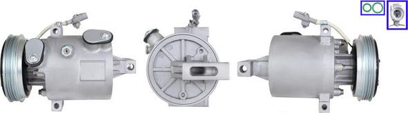 LUCAS ACP01248 - Компресор, кондиціонер autozip.com.ua