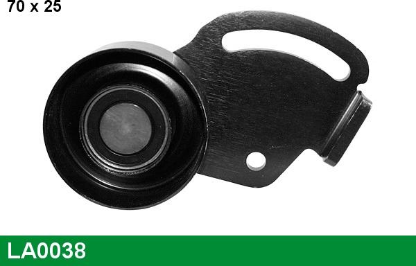 LUCAS LA0038 - Паразитний / провідний ролик, поліклиновий ремінь autozip.com.ua