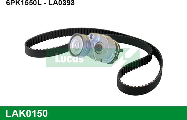 LUCAS LAK0150 - Поликлиновий ремінний комплект autozip.com.ua