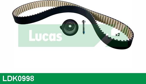 LUCAS LDK0998 - Комплект ременя ГРМ autozip.com.ua