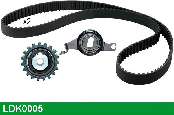 LUCAS LDK0005 - Комплект ременя ГРМ autozip.com.ua