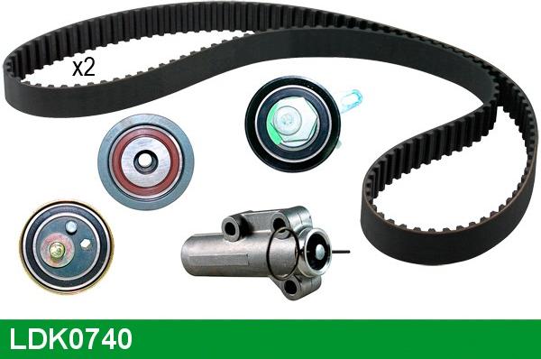 LUCAS LDK0740 - Комплект ременя ГРМ autozip.com.ua