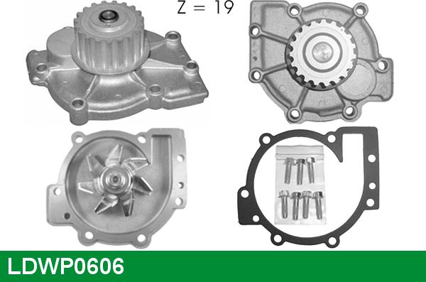 LUCAS LDWP0606 - Водяний насос autozip.com.ua