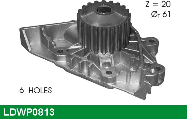 LUCAS LDWP0813 - Водяний насос autozip.com.ua