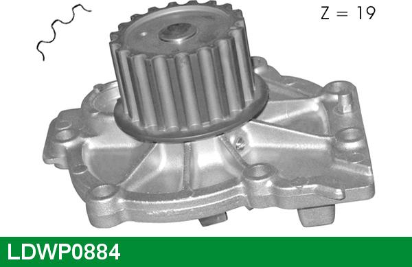 LUCAS LDWP0884 - Водяний насос autozip.com.ua