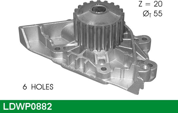 LUCAS LDWP0882 - Водяний насос autozip.com.ua