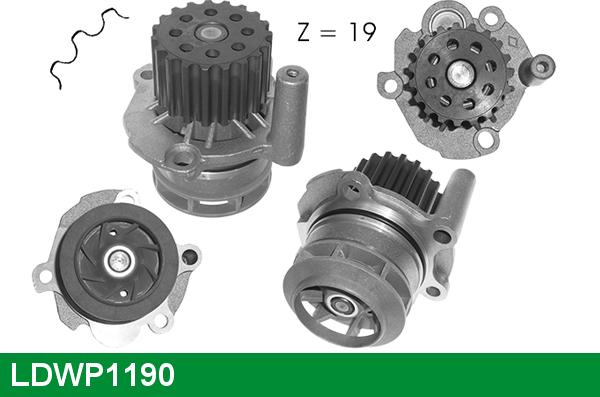 LUCAS LDWP1190 - Водяний насос autozip.com.ua