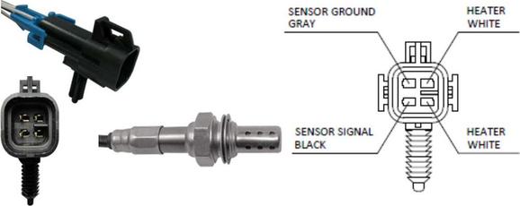 LUCAS LEB4025 - Лямбда-зонд, датчик кисню autozip.com.ua