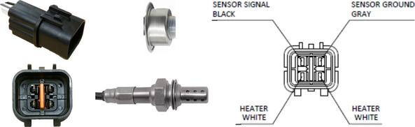 LUCAS LEB5390 - Лямбда-зонд, датчик кисню autozip.com.ua