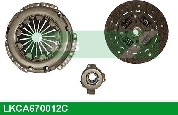 LUCAS LKCA670012C - Комплект зчеплення autozip.com.ua