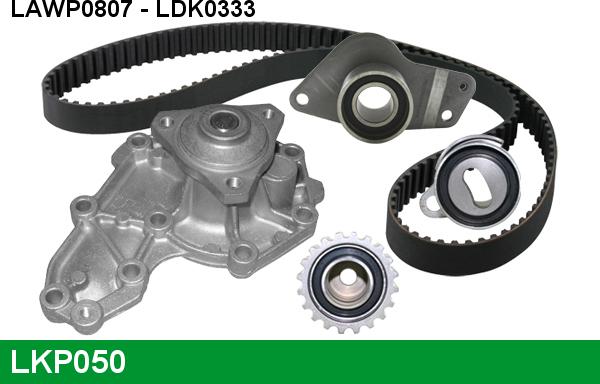 LUCAS LKP050 - Водяний насос + комплект зубчатого ременя autozip.com.ua
