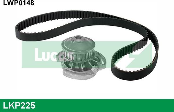 LUCAS LKP225 - Водяний насос + комплект зубчатого ременя autozip.com.ua