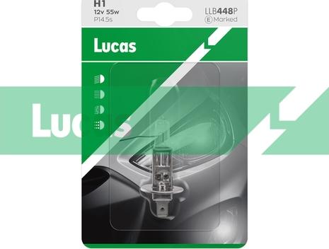 LUCAS LLB448P - Лампа розжарювання, фара дальнього світла autozip.com.ua