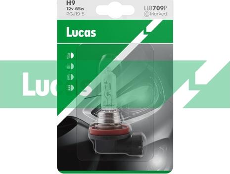 LUCAS LLB709P - Лампа розжарювання, фара дальнього світла autozip.com.ua